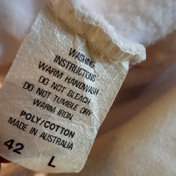 Vintage 90s Hard Rock Cafe Sz: L Sydney Australia White Crewneck Sweatshirt. - Picture 7 of 14